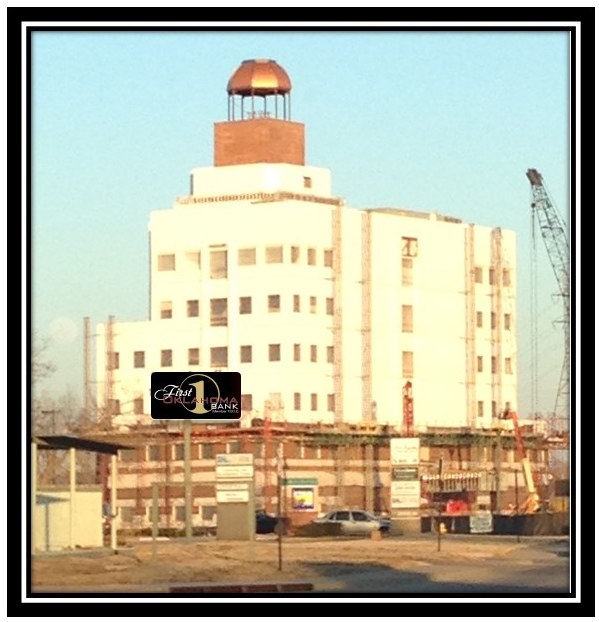 First Oklahoma Bank adds bling atop new headquarters in Jenks